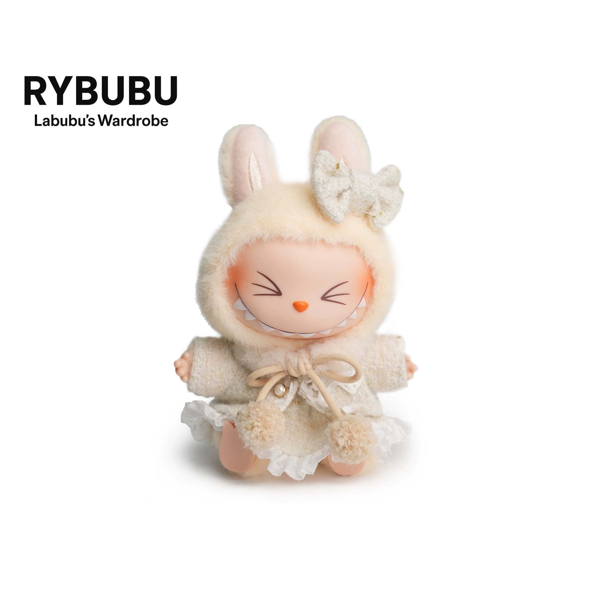 RYBUBU LABUBU vinyl sitting party, sweet silk, plush blind box cute baby clothes
