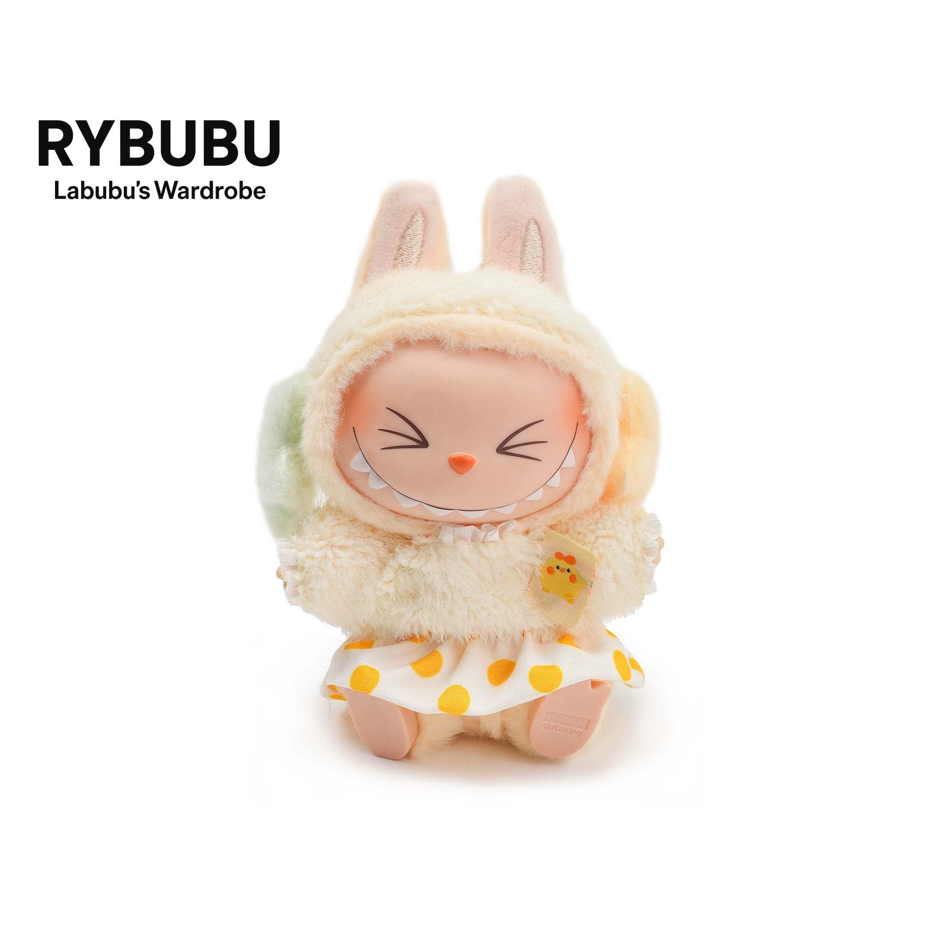 RYBUBU LABUBU vinyl sitting party, sweet silk, plush blind box cute baby clothes