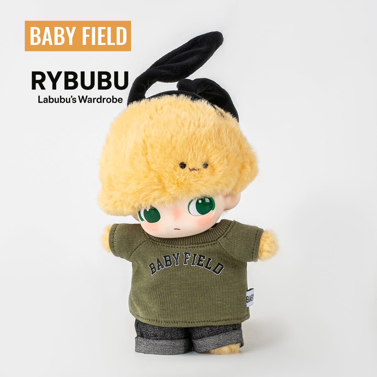 Rybubu × Babyfield doll clothes dimoo joint vinyl pendant baby clothes logo printing short sleeves