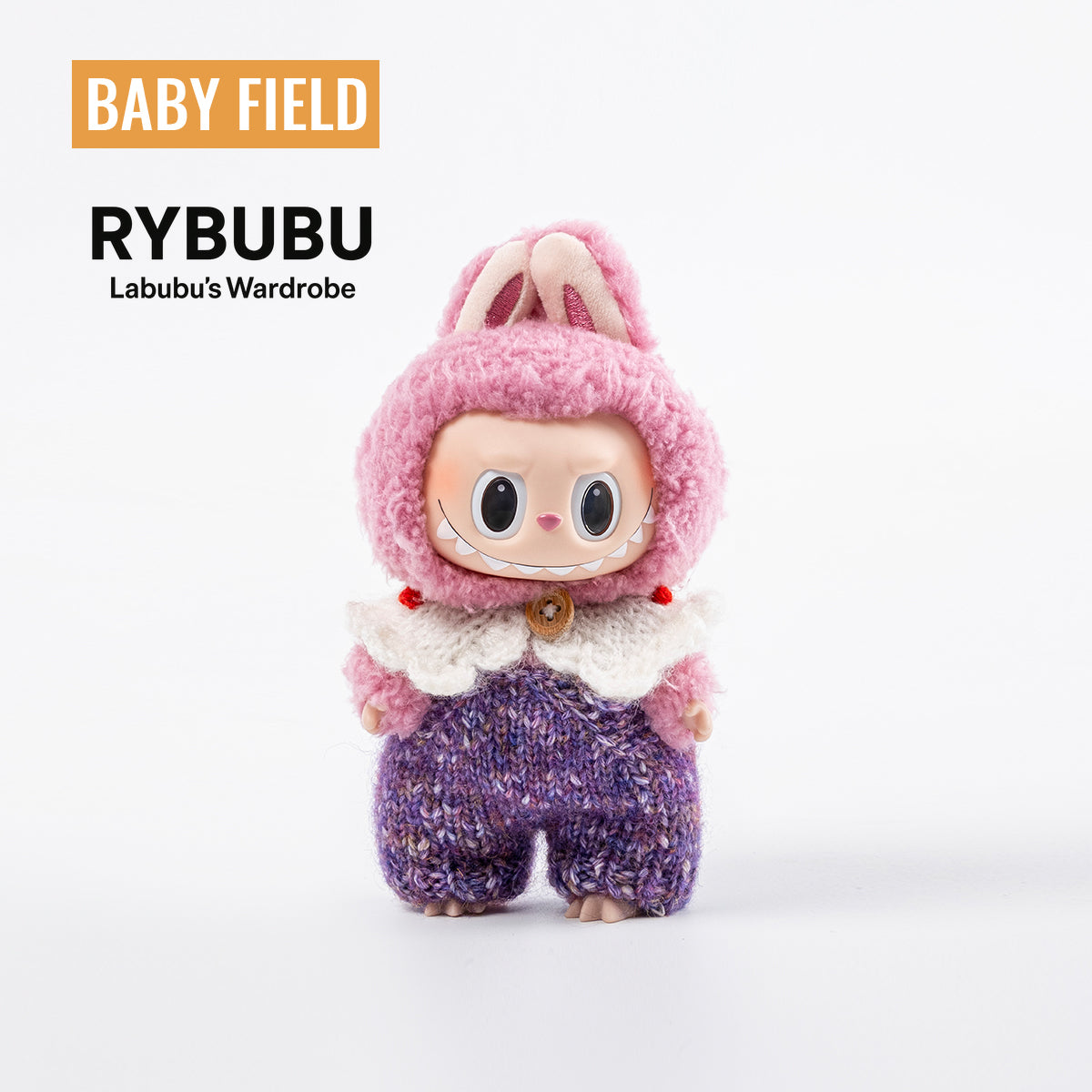 Rybubu × Babyfield labubu Macaron vinyl doll handmade clothes trendy baby clothes