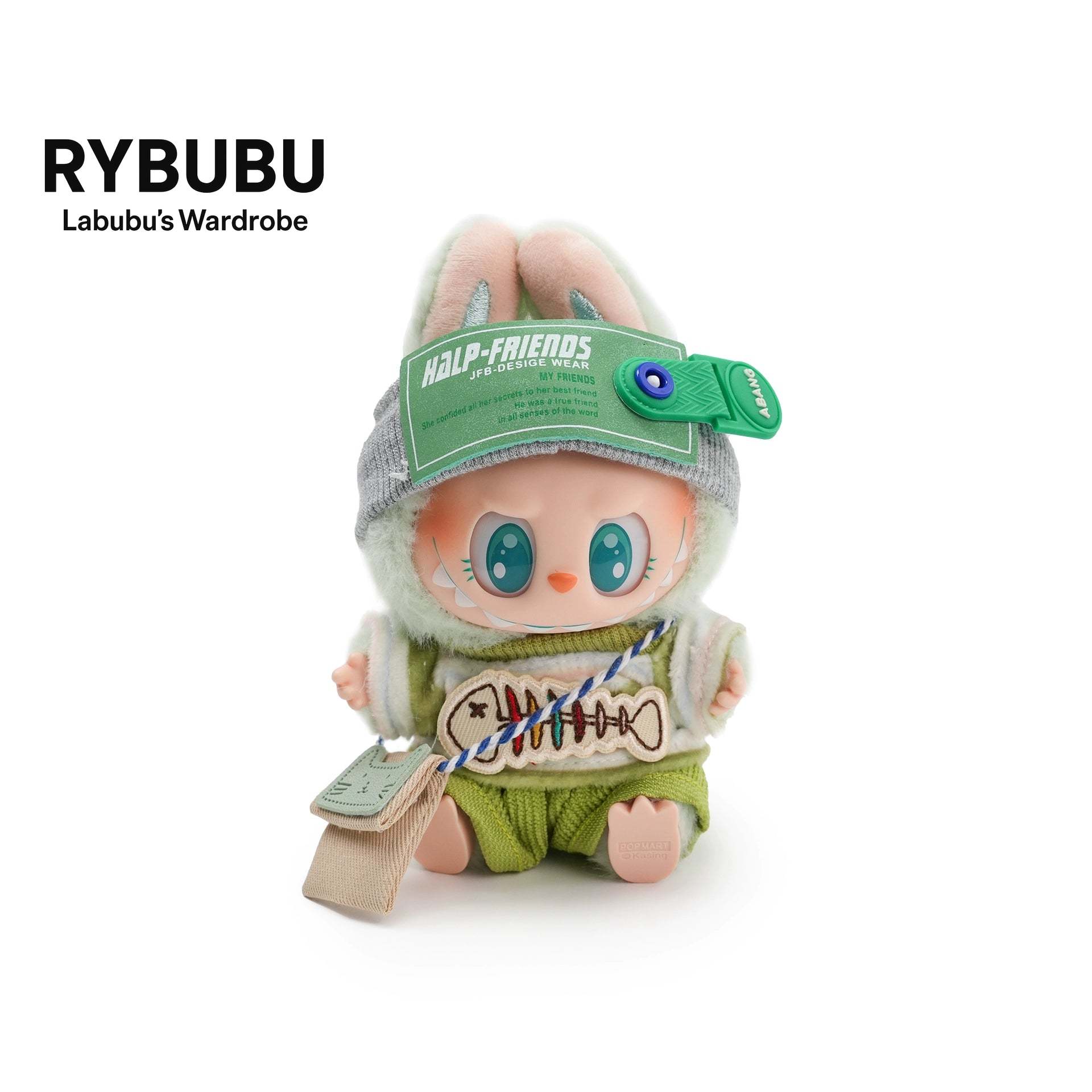 RYBUBU LABUBU vinyl sitting party, sweet silk, plush blind box cute baby clothes