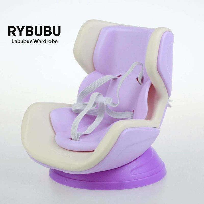LABUBU car seat second generation sit party vinyl rabub car out trend seat