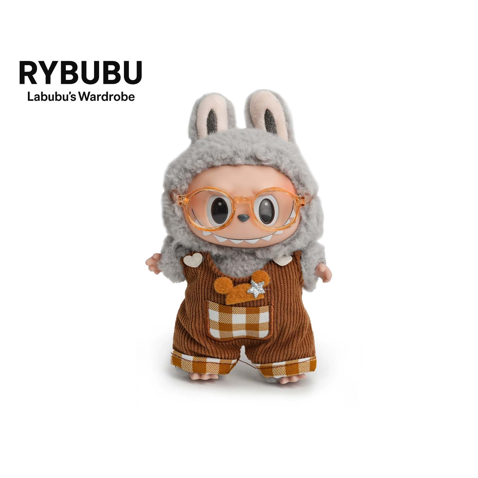 RYBUBU LABUBU vinyl sitting party, sweet silk, plush blind box cute baby clothes