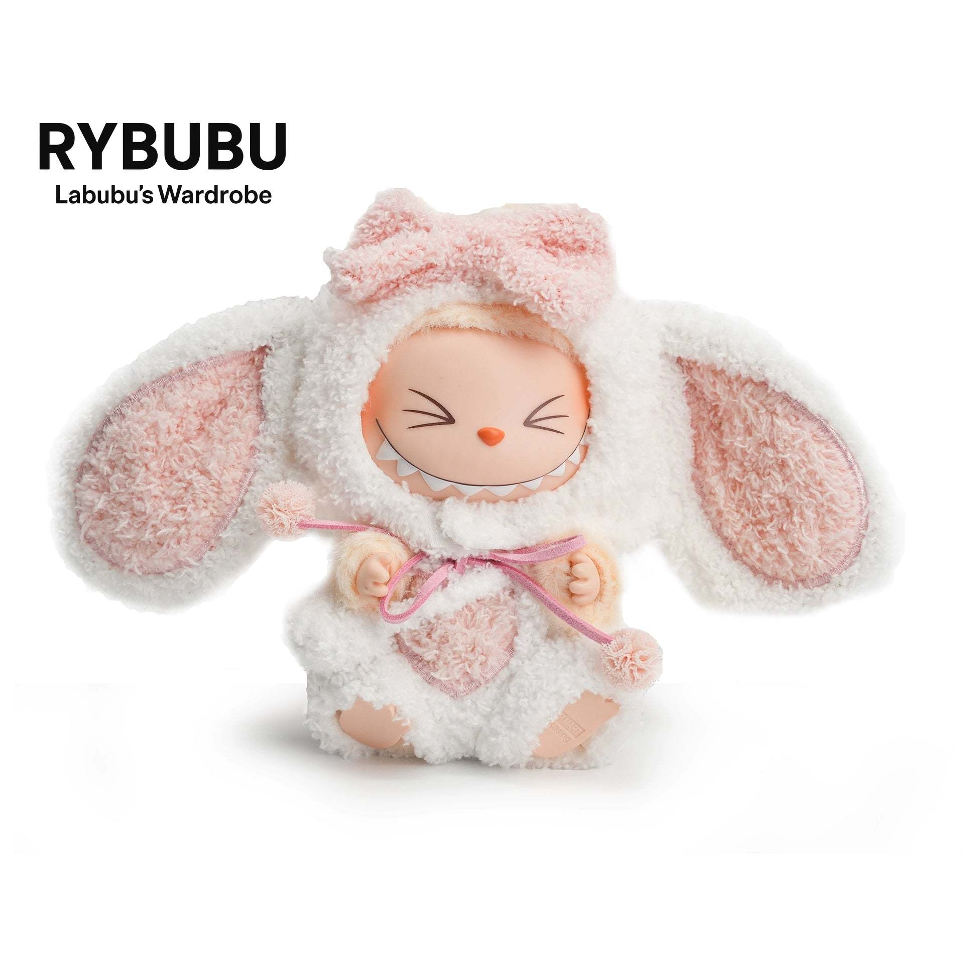 RYBUBU LABUBU vinyl sitting party, sweet silk, plush blind box cute baby clothes