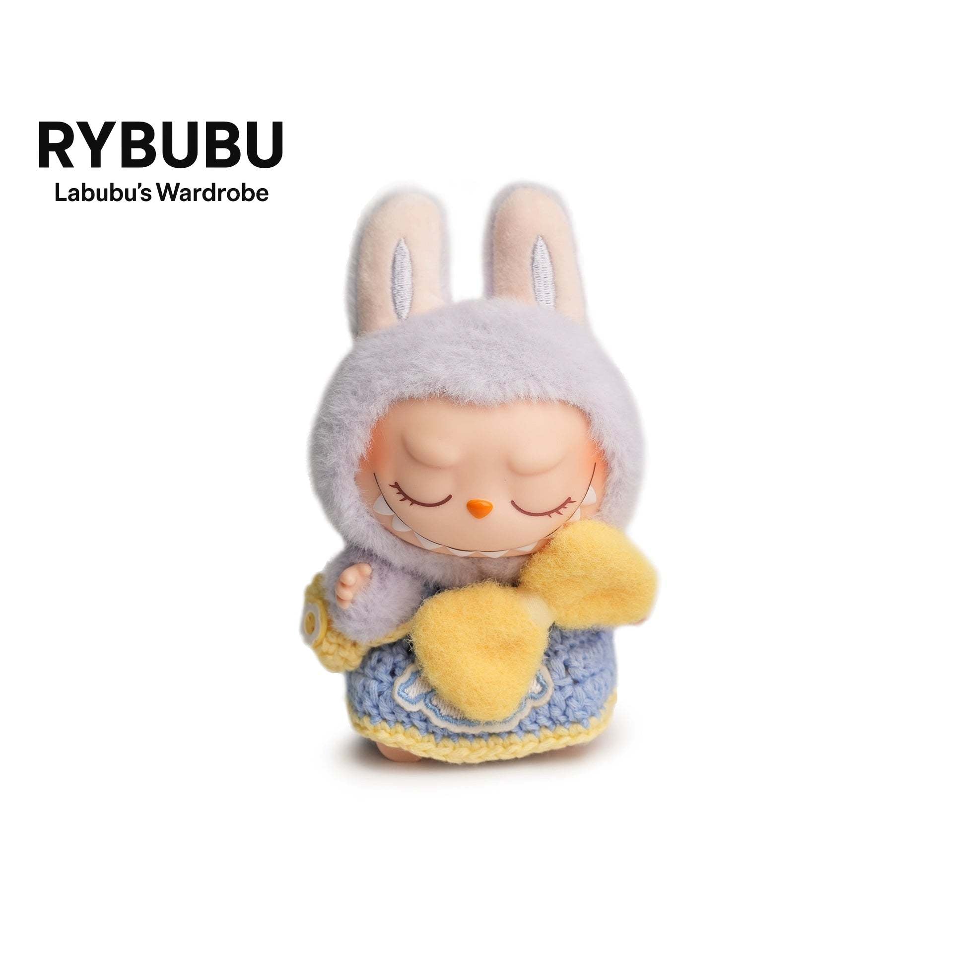 RYBUBU LABUBU vinyl sitting party, sweet silk, plush blind box cute baby clothes
