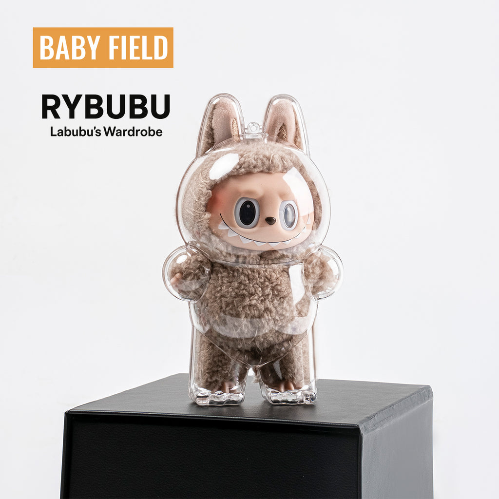 Rybubu × Babyfield labubu macaron transparent acrylic protective case display box