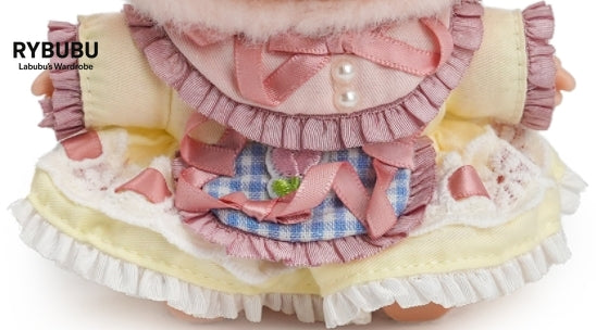 LABUBU vinyl sitting party, shy, plush blind box cute baby clothes