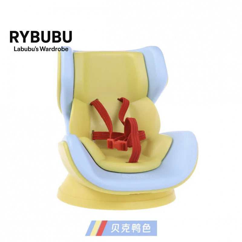 RYBUBU Doll Car Seat Display – Safety Style Accessory for Plush Toys