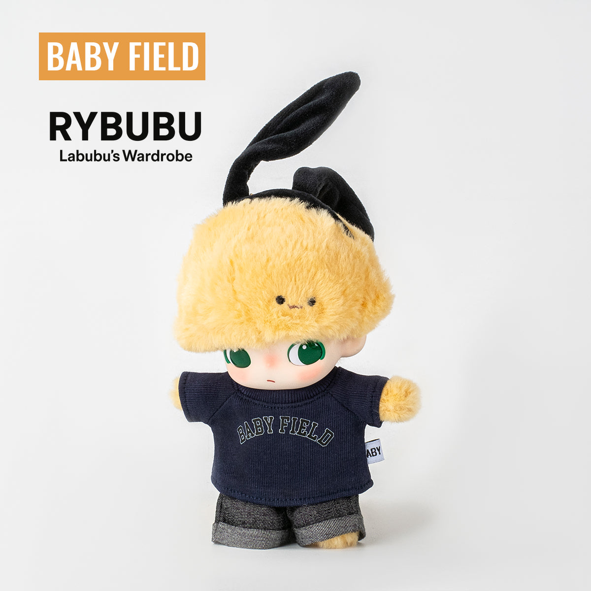 Rybubu × Babyfield doll clothes dimoo joint vinyl pendant baby clothes logo printing short sleeves