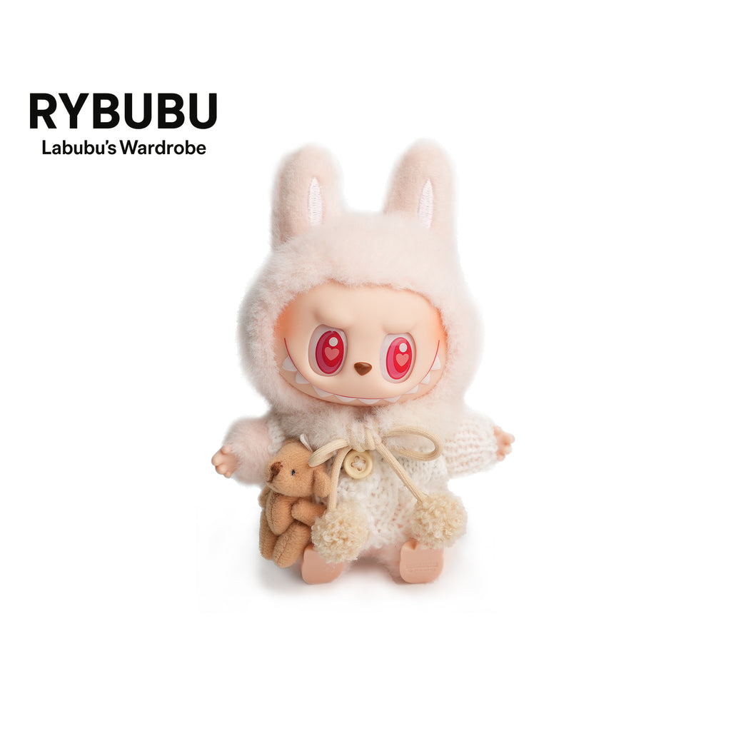 RYBUBU LABUBU vinyl sitting party, sweet silk, plush blind box cute baby clothes