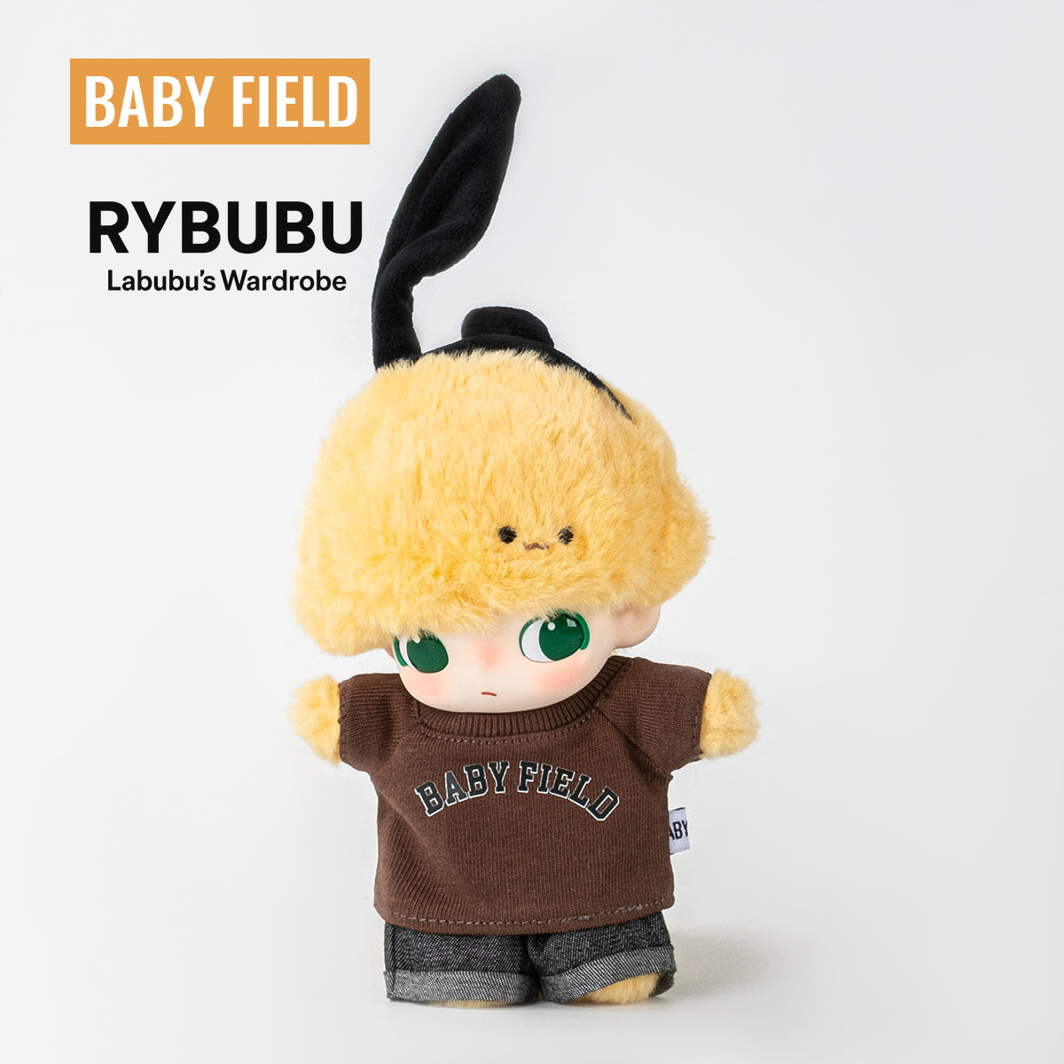 Rybubu × Babyfield doll clothes dimoo joint vinyl pendant baby clothes logo printing short sleeves