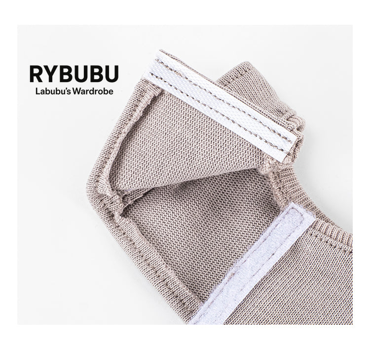 Rybubu × Babyfield Rabub clothes Macaron sitting 17cm vinyl LABUBU baby clothes short sleeves