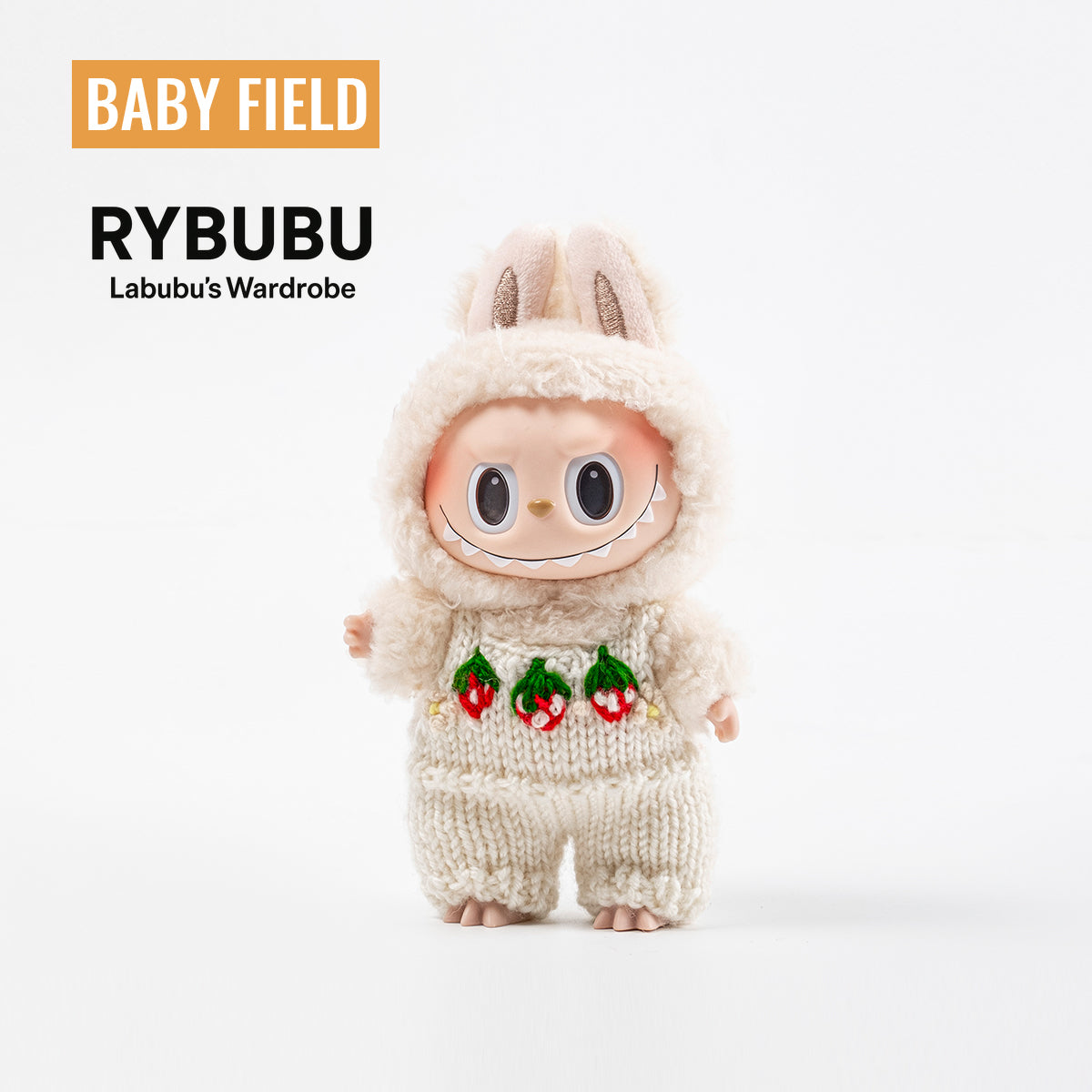 Rybubu × Babyfield labubu Macaron vinyl doll handmade clothes trendy baby clothes