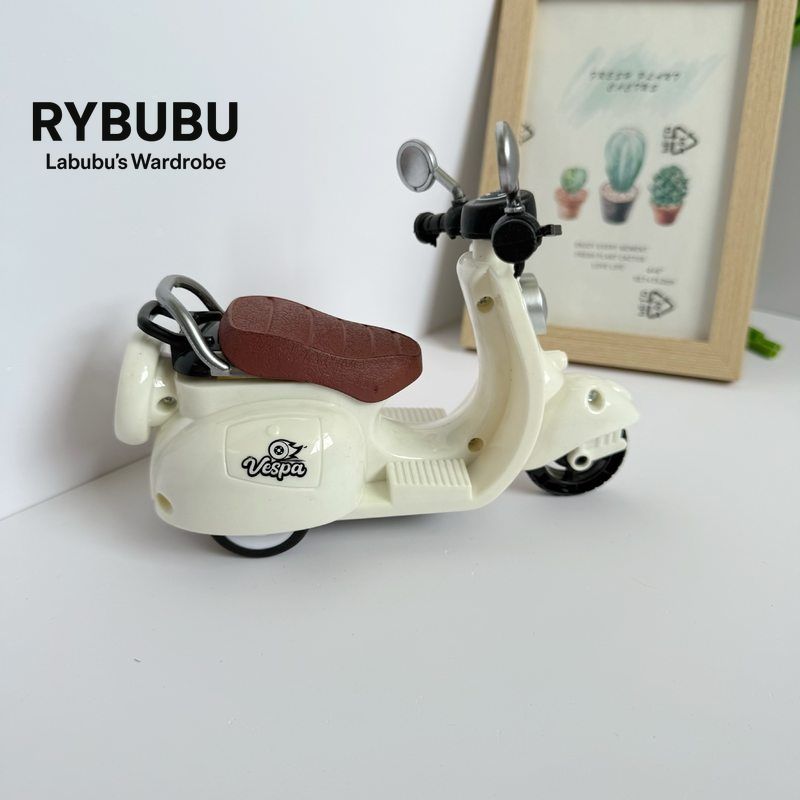 RYBUBU motorcycle 123rd generation vinyl blind box doll inertia small motorcycle keychain rag seat new product