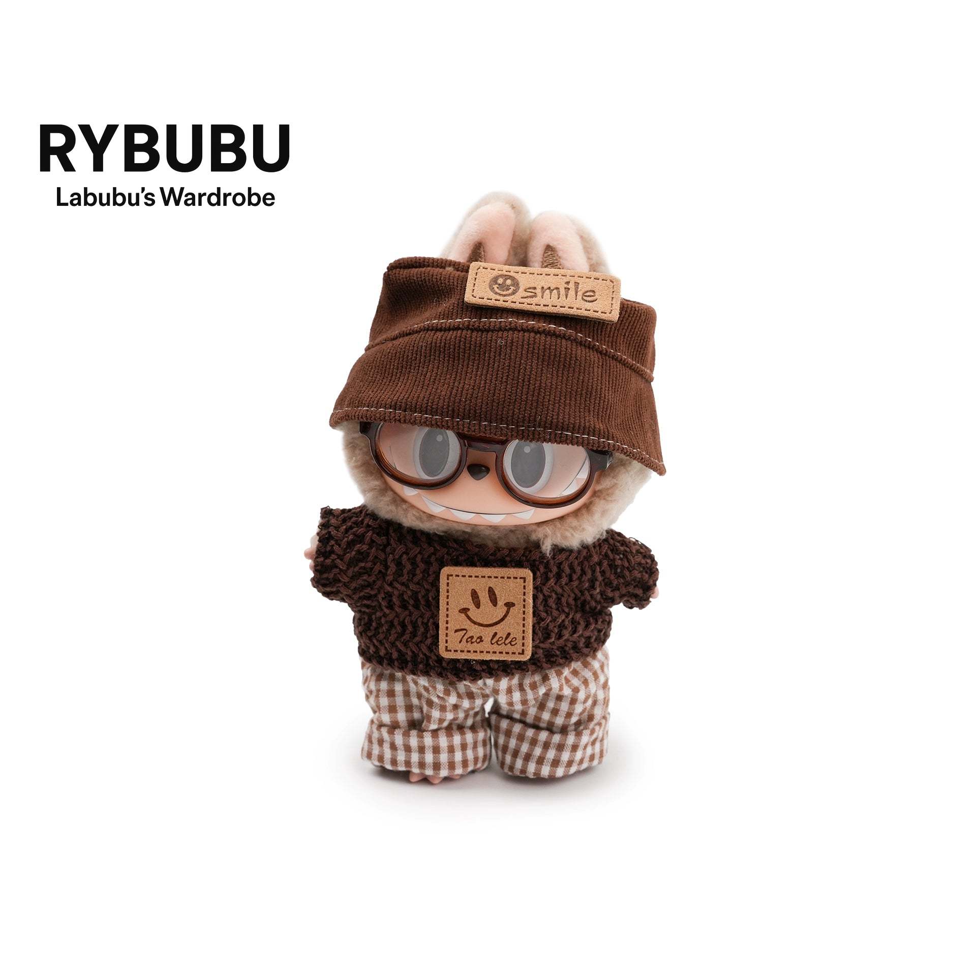 RYBUBU LABUBU vinyl sitting party, sweet silk, plush blind box cute baby clothes
