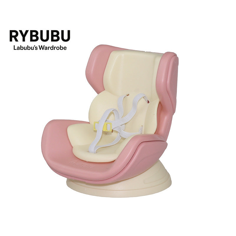 RYBUBU Doll Car Seat Display – Safety Style Accessory for Plush Toys