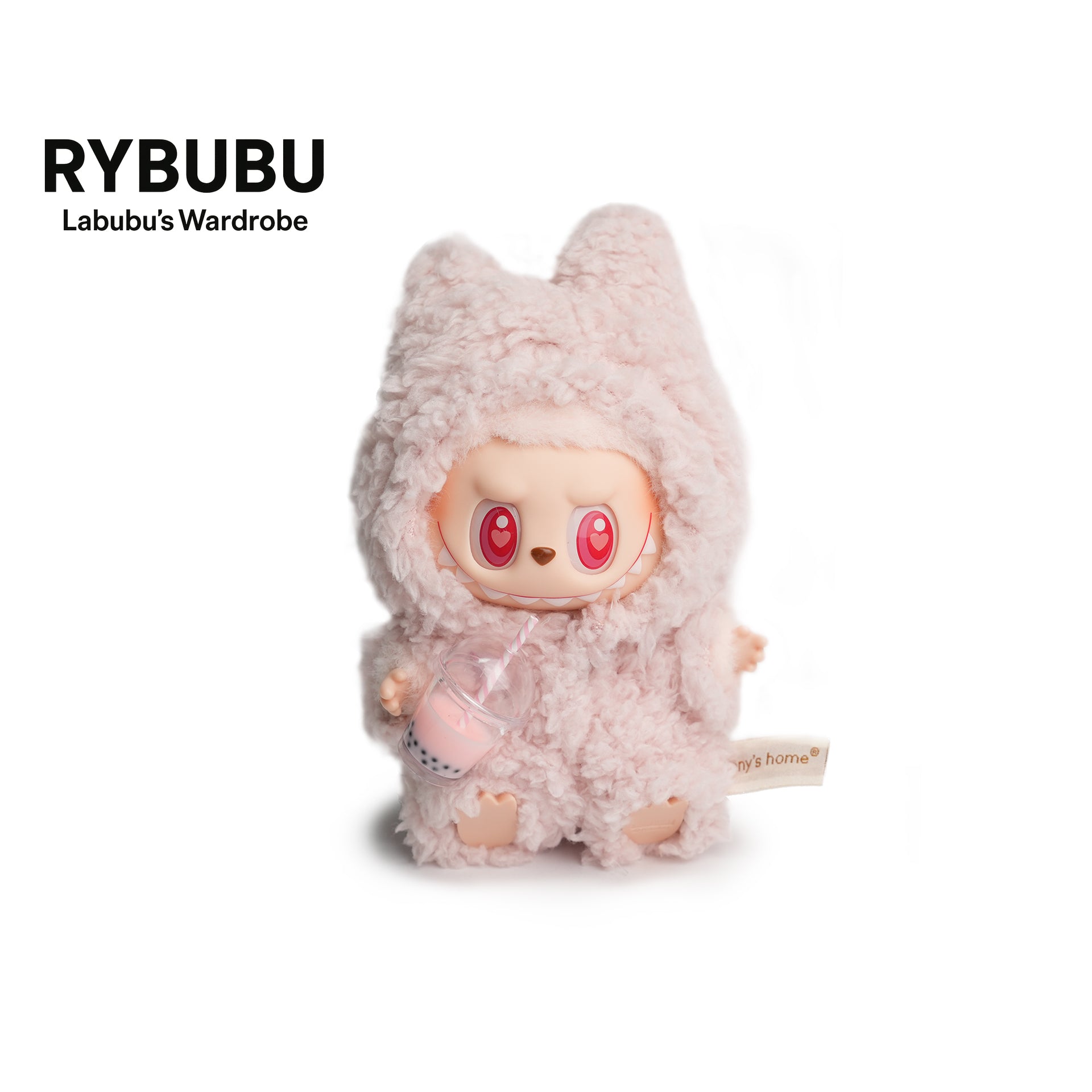 RYBUBU LABUBU vinyl sitting party, sweet silk, plush blind box cute baby clothes