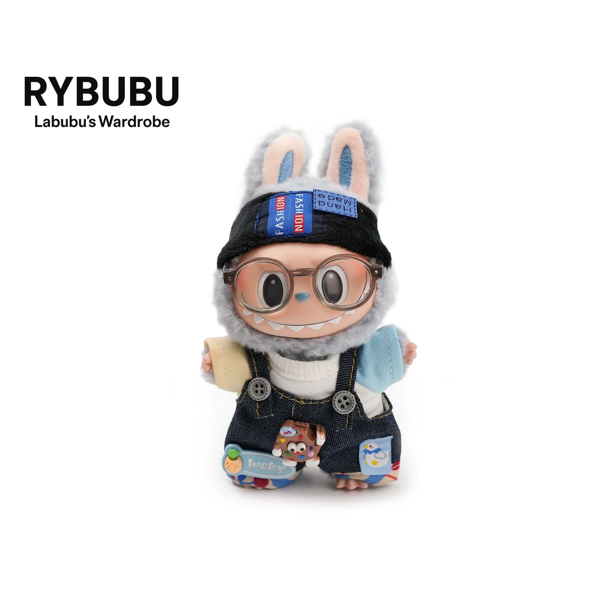 RYBUBU LABUBU vinyl sitting party, sweet silk, plush blind box cute baby clothes