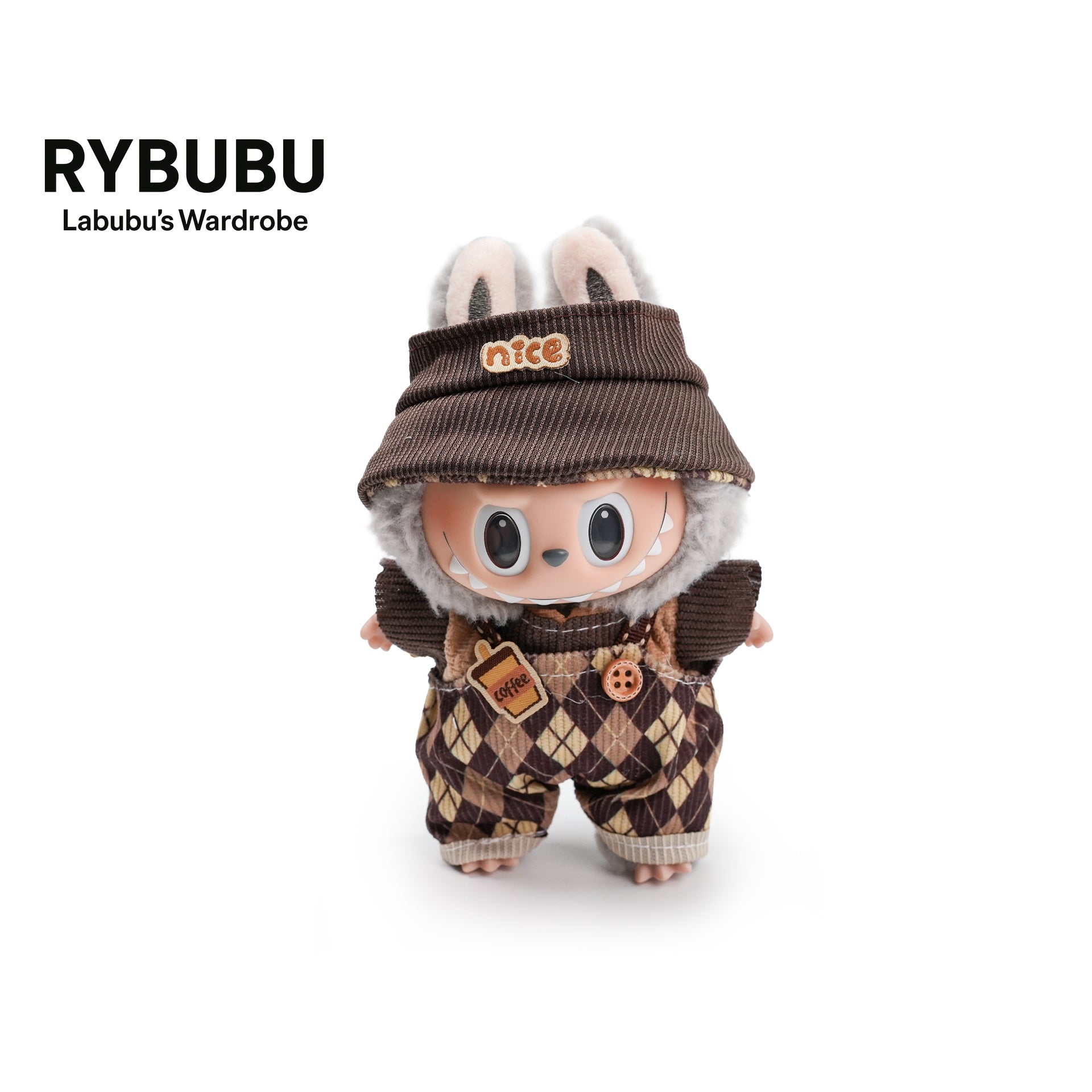 RYBUBU LABUBU vinyl sitting party, sweet silk, plush blind box cute baby clothes