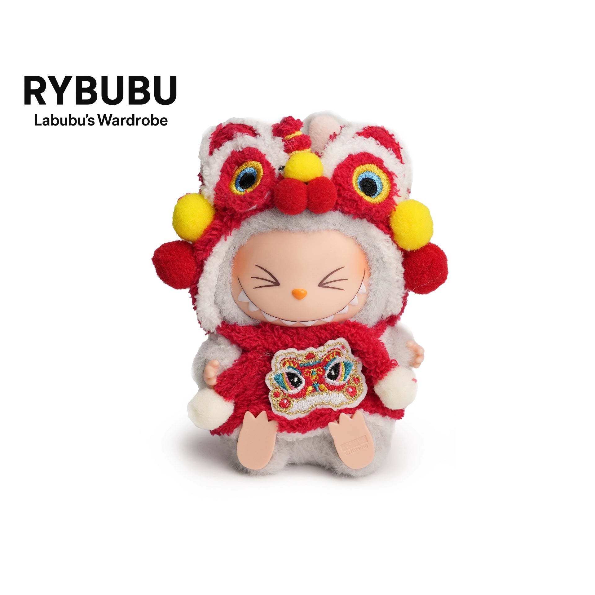 RYBUBU LABUBU vinyl sitting party, sweet silk, plush blind box cute baby clothes