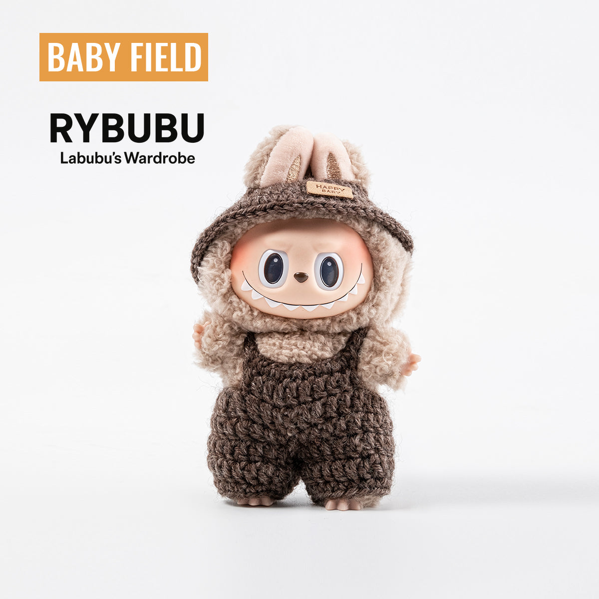 Rybubu × Babyfield labubu Macaron vinyl doll handmade clothes trendy baby clothes