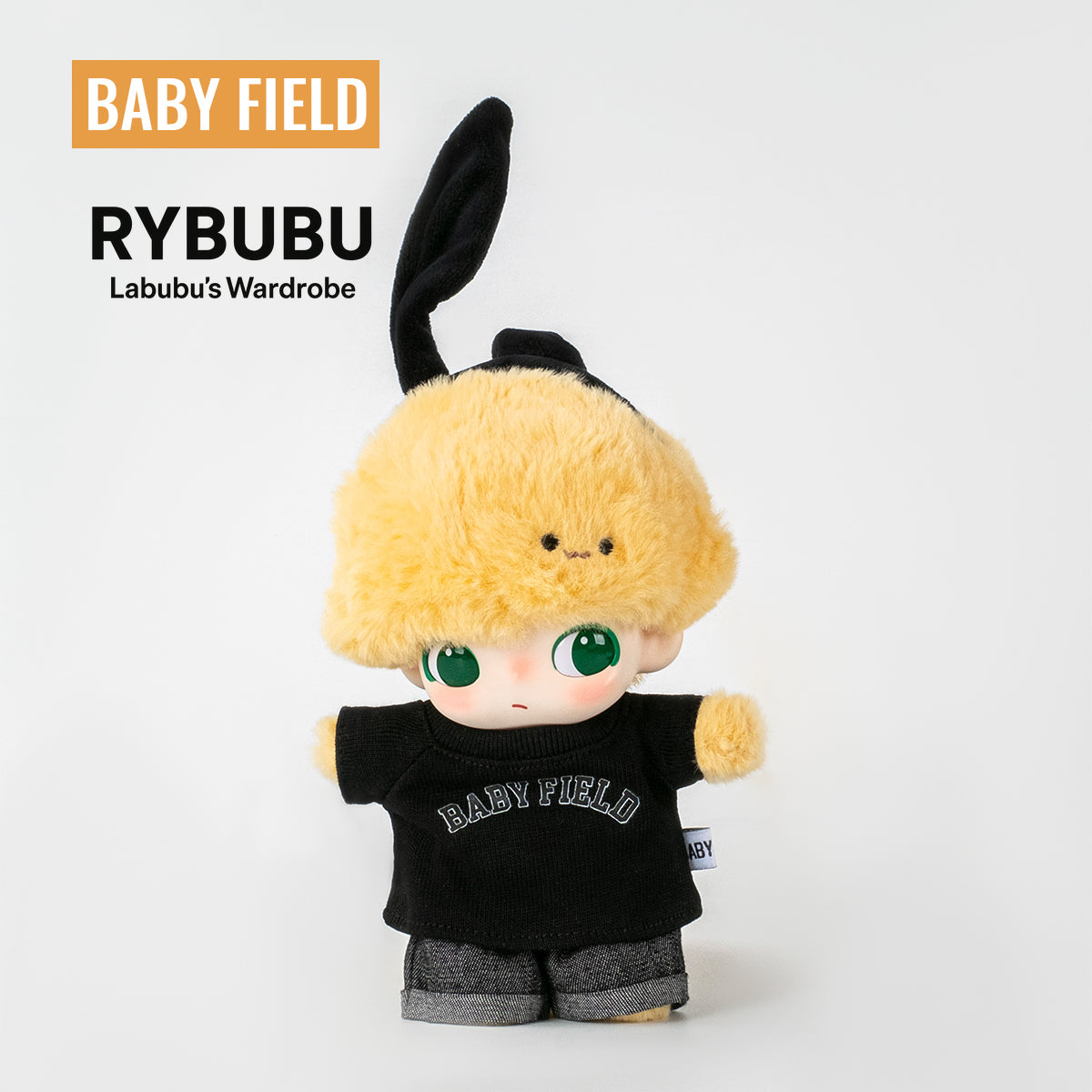 Rybubu × Babyfield doll clothes dimoo joint vinyl pendant baby clothes logo printing short sleeves
