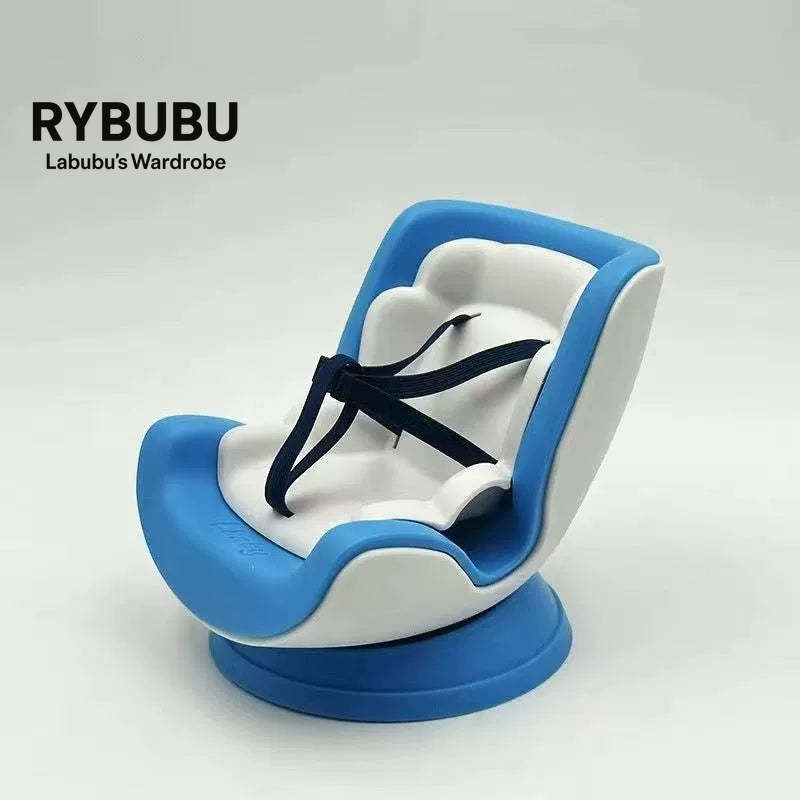 LABUBU car seat second generation sit party vinyl rabub car out trend seat