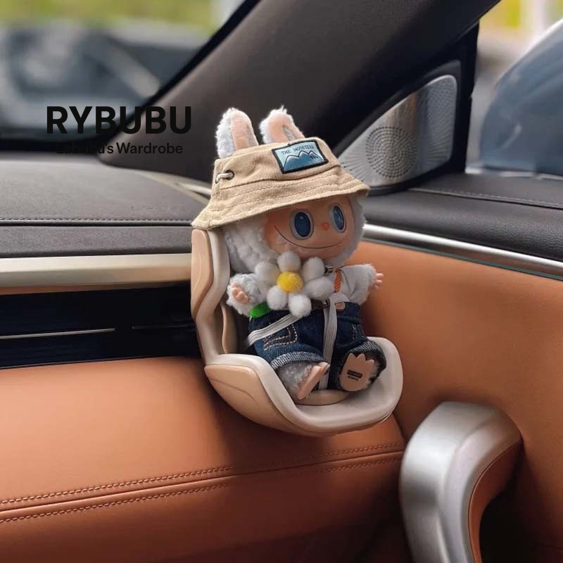 RYBUBU Doll Car Seat Display – Safety Style Accessory for Plush Toys