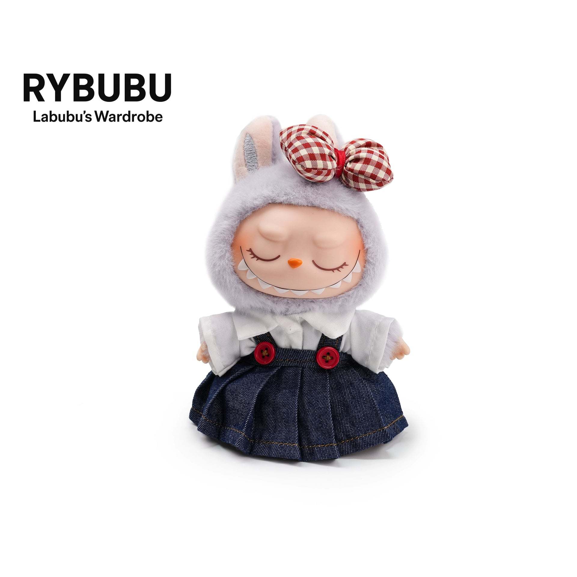 RYBUBU LABUBU vinyl sitting party, sweet silk, plush blind box cute baby clothes