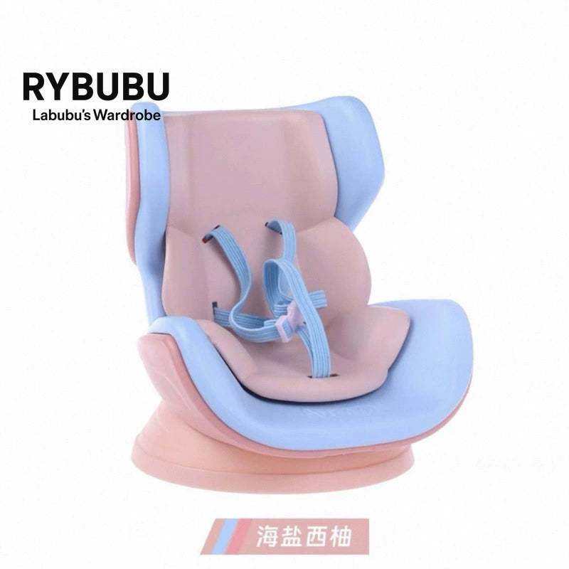 LABUBU car seat second generation sit party vinyl rabub car out trend seat