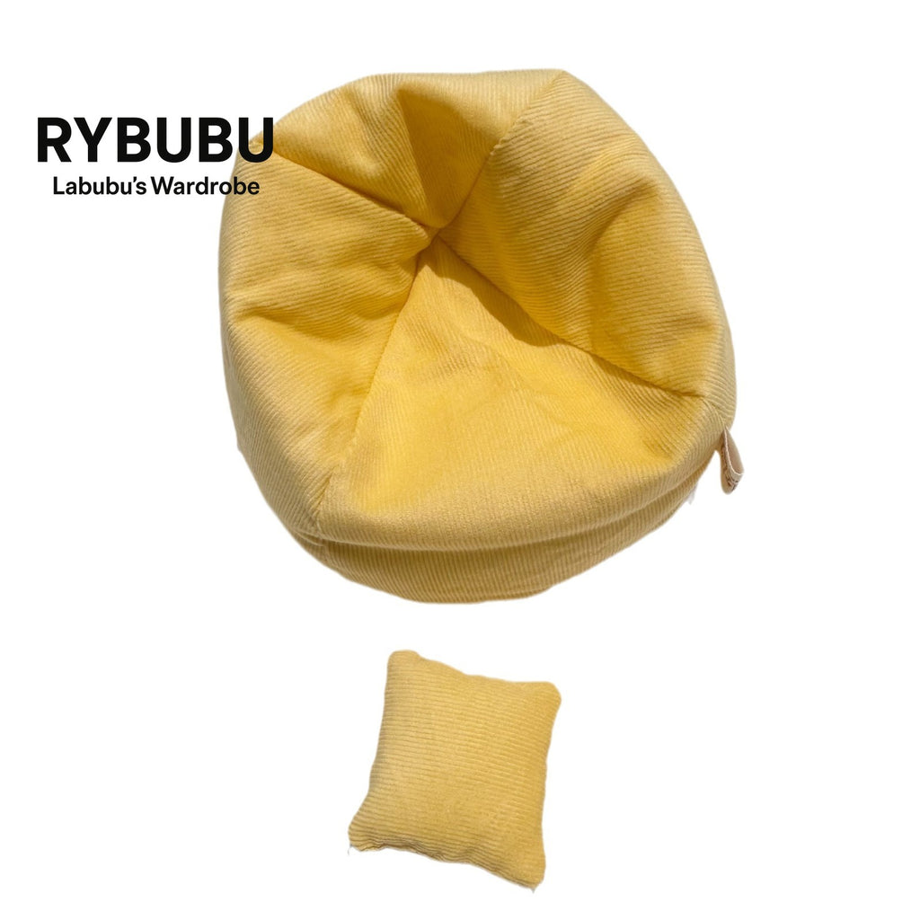 LABUBU doll sleeping doll lazy sofa 17CM lying chair sitting party accessories