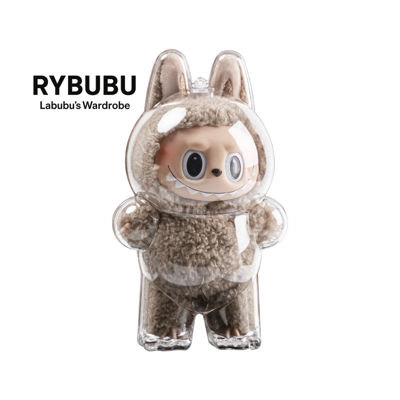 Rybubu × Babyfield labubu macaron transparent acrylic protective case display box