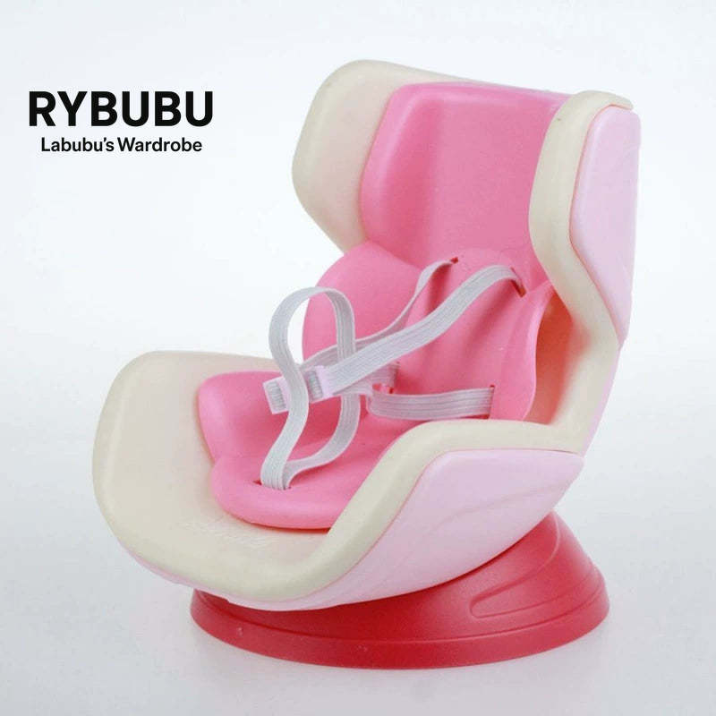LABUBU car seat second generation sit party vinyl rabub car out trend seat