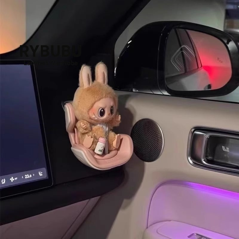 RYBUBU Doll Car Seat Display – Safety Style Accessory for Plush Toys