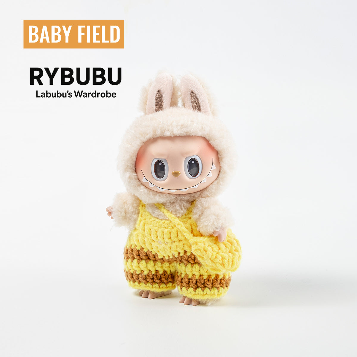 Rybubu × Babyfield labubu Macaron vinyl doll handmade clothes trendy baby clothes