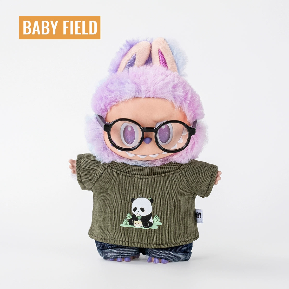 Rybubu × Babyfield baby clothes for labubu clothes 17cm first generation second generation third generation panda short sleeve