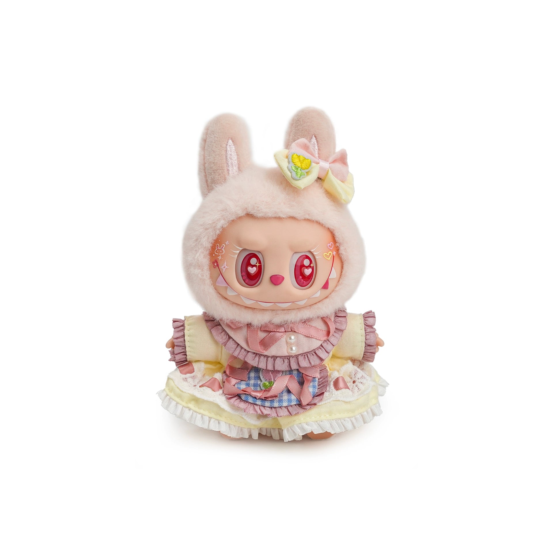 RYBUBU LABUBU vinyl sitting party, sweet silk, plush blind box cute baby clothes