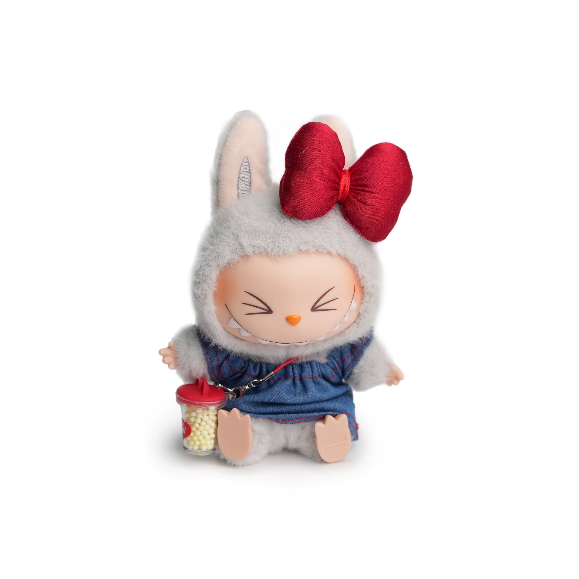 RYBUBU LABUBU vinyl sitting party, sweet silk, plush blind box cute baby clothes
