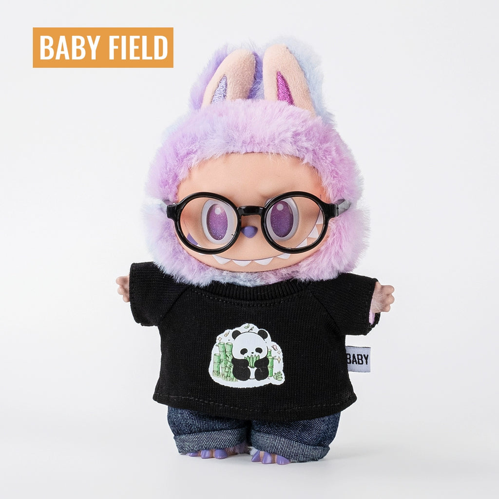 Rybubu × Babyfield baby clothes for labubu clothes 17cm first generation second generation third generation panda short sleeve