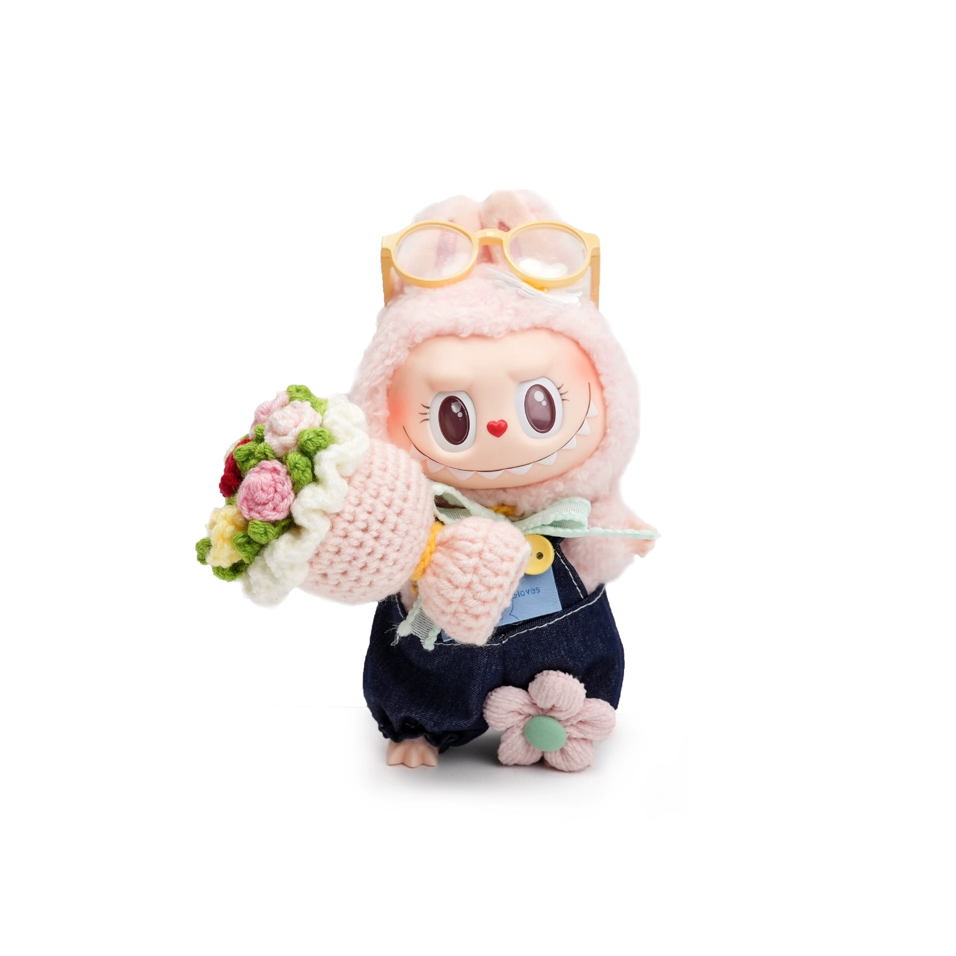 RYBUBU LABUBU vinyl sitting party, sweet silk, plush blind box cute baby clothes