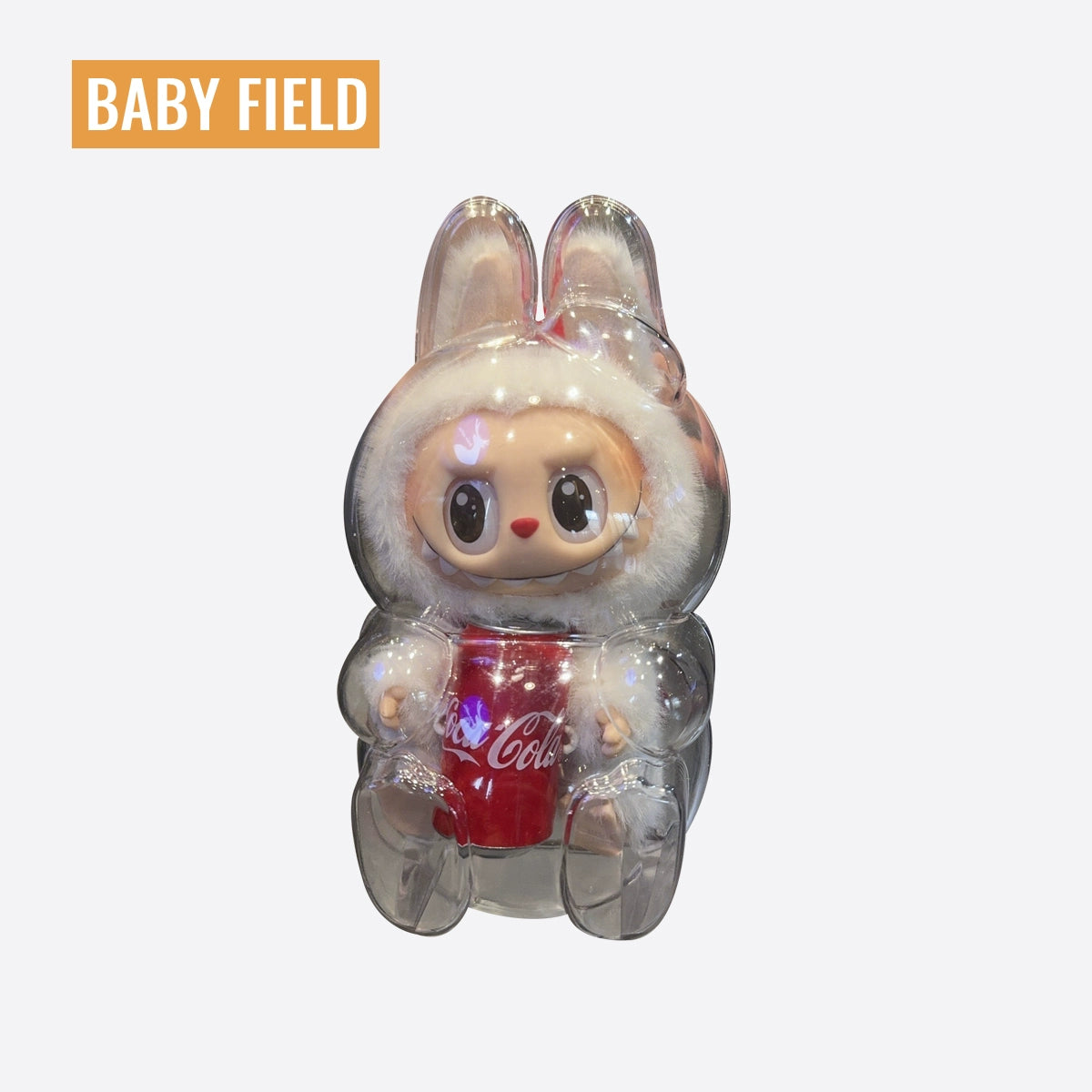 Rybubu × Babyfield labubu macaron transparent acrylic protective case display box
