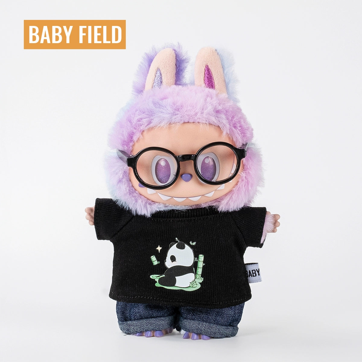 Rybubu × Babyfield baby clothes for labubu clothes 17cm first generation second generation third generation panda short sleeve