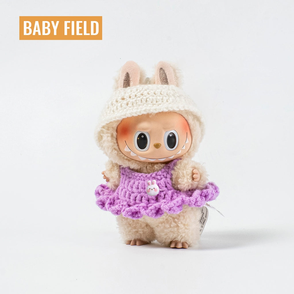 Rybubu × Babyfield labubu Macaron vinyl doll handmade clothes trendy baby clothes