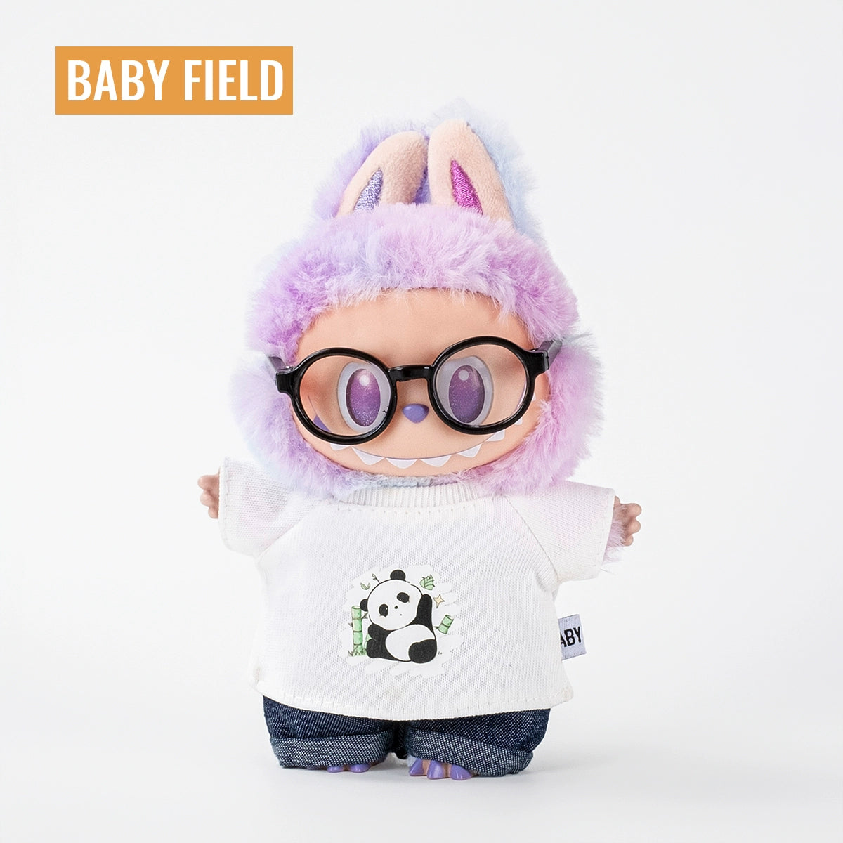 Rybubu × Babyfield baby clothes for labubu clothes 17cm first generation second generation third generation panda short sleeve