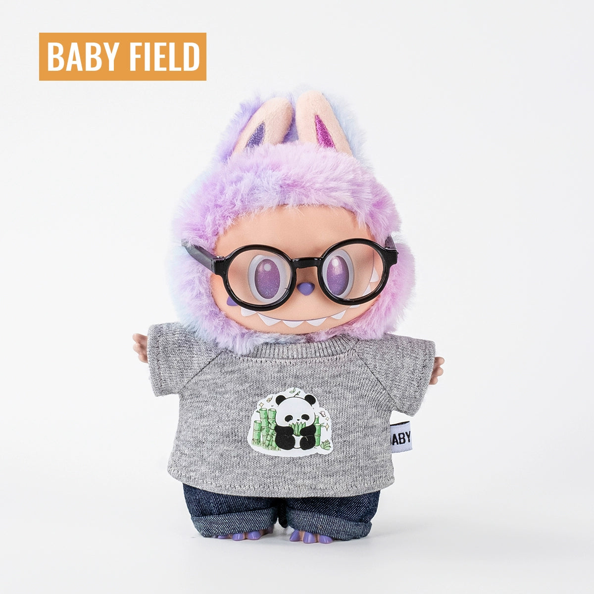 Rybubu × Babyfield baby clothes for labubu clothes 17cm first generation second generation third generation panda short sleeve