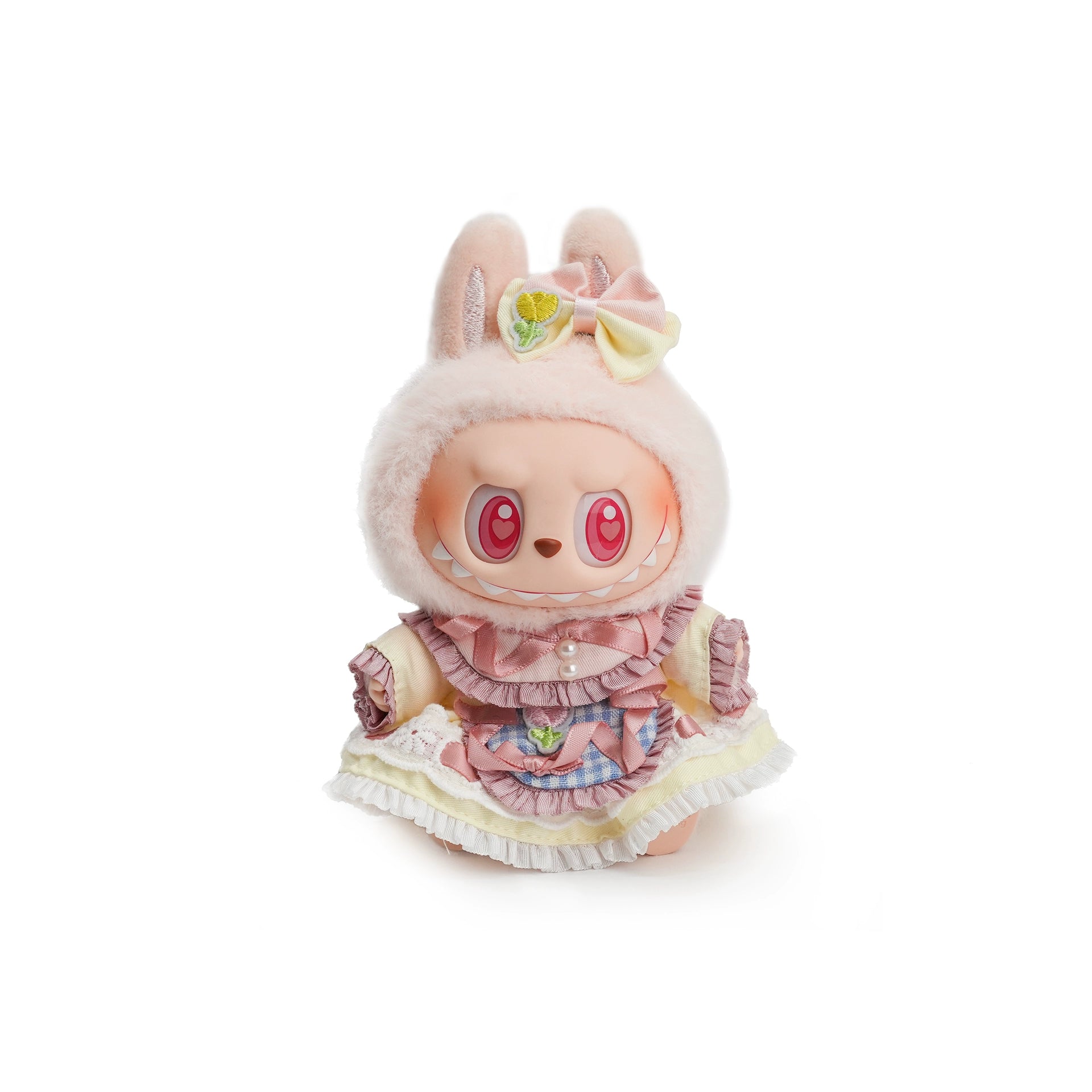 LABUBU vinyl sitting party, shy, plush blind box cute baby clothes