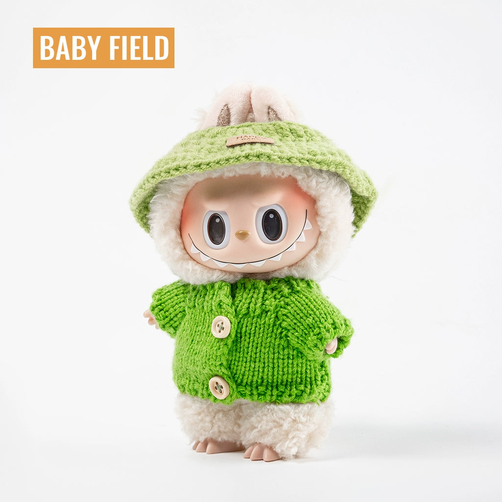 Rybubu × Babyfield labubu Macaron vinyl doll handmade clothes trendy baby clothes