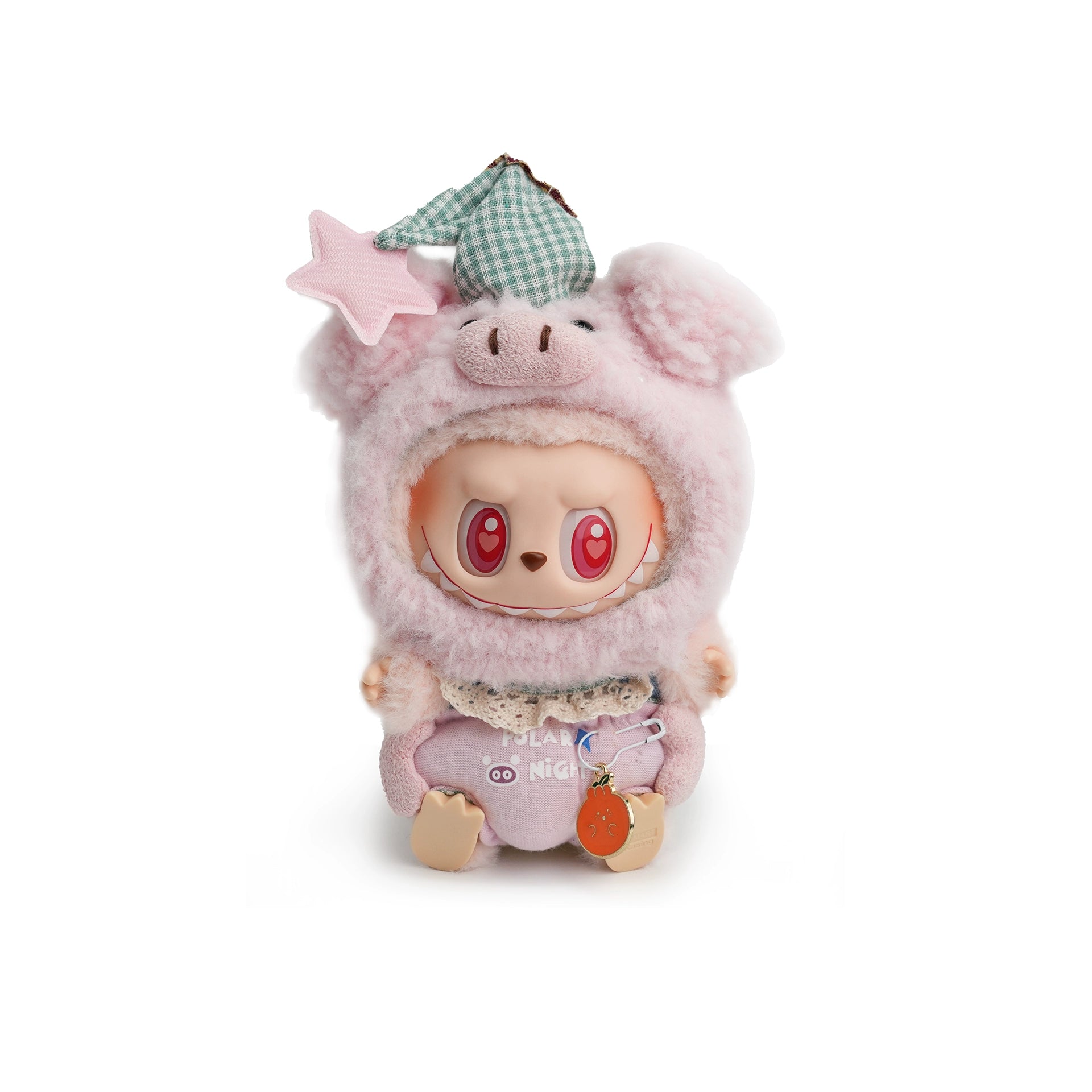 RYBUBU LABUBU vinyl sitting party, sweet silk, plush blind box cute baby clothes
