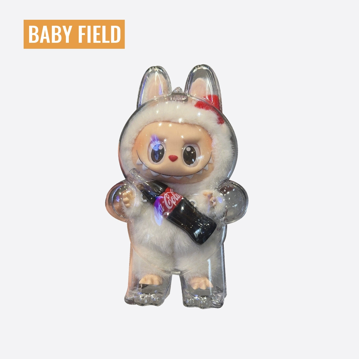 Rybubu × Babyfield labubu macaron transparent acrylic protective case display box