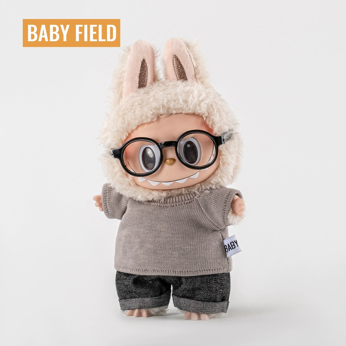 Rybubu × Babyfield labubu Macaron vinyl doll handmade clothes trendy baby clothes